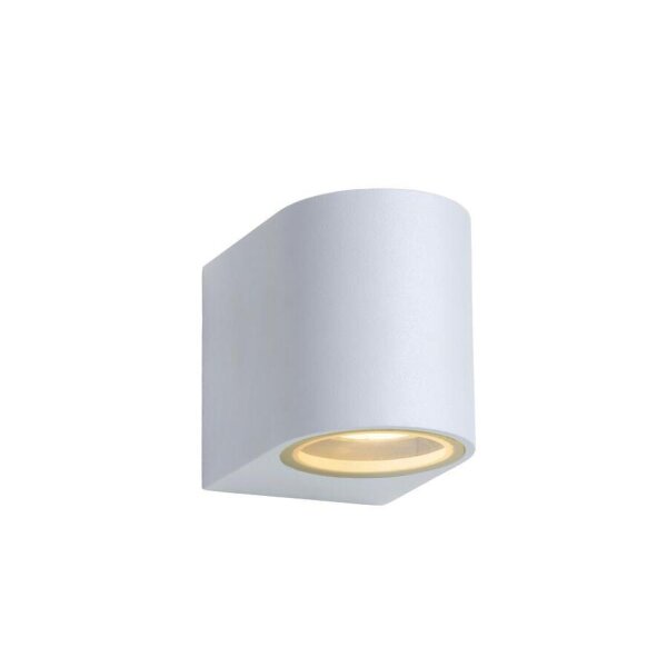 Außenwandlampe Weiß 3000 K IP44 H:7 cm modern edel