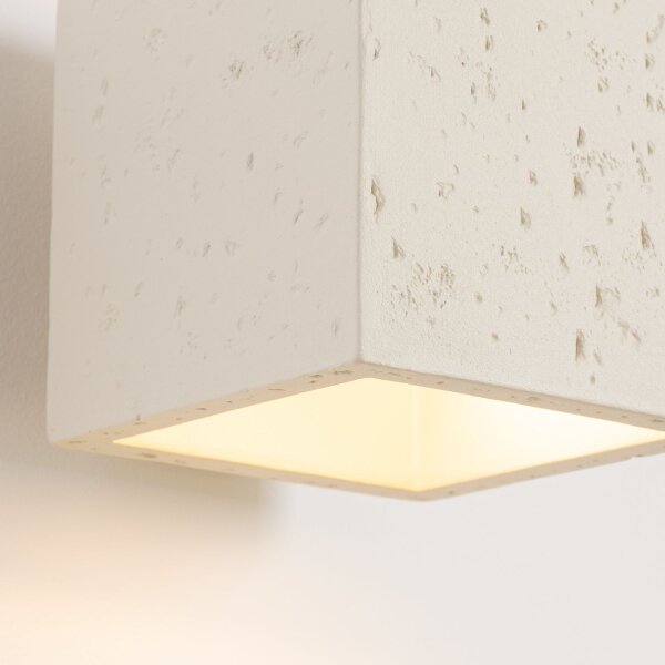 Wandlampe Beton Beige G9 L:10 cm Up Down Indirekt