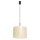 Pendelleuchte Stoff Marmor E27 L:40 cm Modern blendarm