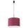 Pendelleuchte Stoff Bordeaux Rot E27 L:40 cm blendarm
