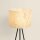 Stehlampe Stoff Marmor E27 H:135 cm Tripod blendarm