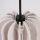 Hängelampe Stahl Filz Grau E27 L:27 cm Schirm Modern