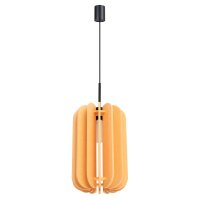 Pendelleuchte Filz Gelb E27 L:27 cm Schirm Modern