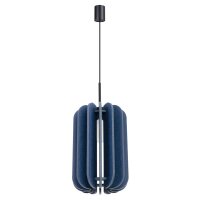H&auml;ngelampe Filz Marine Blau E27 L:27 cm blendarm Modern