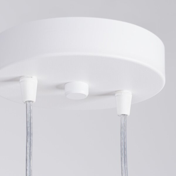 Hängelampe Stahl Weiß GU10 L:15 cm Modern Design