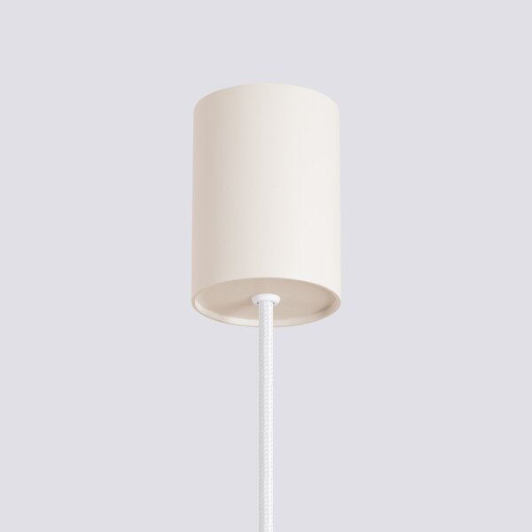 Hängelampe Metall Beige E14 L:14 cm Modern Design