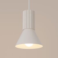 Hängelampe Metall Beige E14 L:14 cm Modern Design