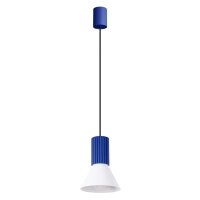 Hängelampe Metall Ultramarin E14 L:14 cm Modern