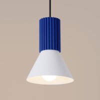 Hängelampe Metall Ultramarin E14 L:14 cm Modern