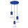 Pendelleuchte Metall Ultramarin E14 L:30 cm Modern