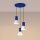 Pendelleuchte Metall Ultramarin E14 L:30 cm Modern