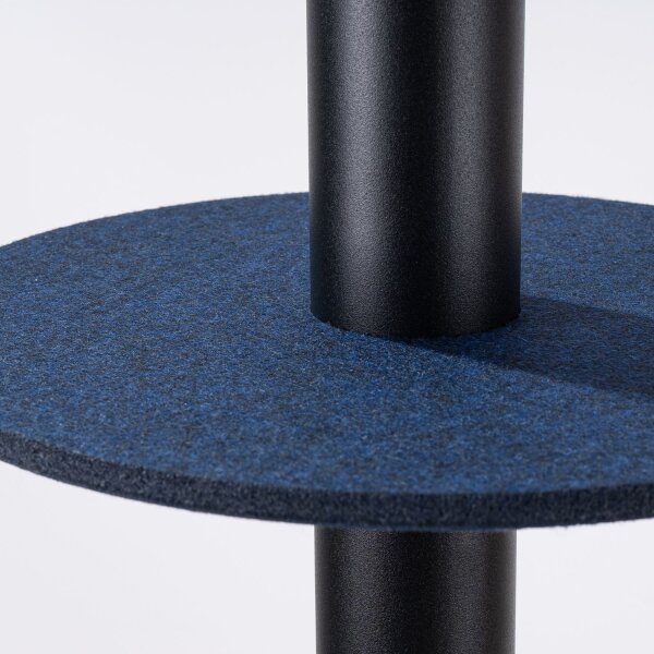 Pendelleuchte Stahl Filz Marineblau GU10 Ø30 cm Modern