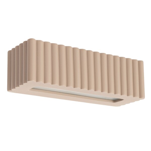 Up Down Wandlampe Keramik Taupe E27 B:34 cm indirekt