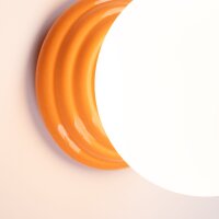Wandlampe Keramik Glas Orange G9 IP44 H:12 cm blendarm
