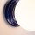 Wandleuchte Keramik Glas Blau G9 IP44 B:12 cm blendarm
