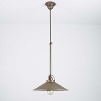 Plafonnier laiton véritable en bronze antique