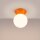 Deckenlampe Modern Keramik Glas Orange G9 IP44 B:12 cm