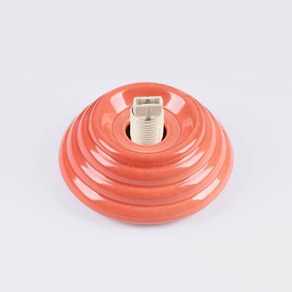 Deckenlampe Keramik Glas Pfirsich G9 IP44 B:12 cm