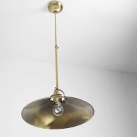 Plafonnier Bronze clair en laiton v&eacute;ritable