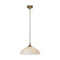 Lampe &agrave; suspendre en laiton v&eacute;ritable avec...