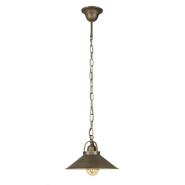 Hängelampe Antik Bronze Handarbeit