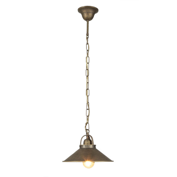 Hängelampe Antik Bronze Handarbeit