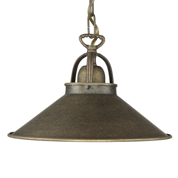 Hängelampe Antik Bronze Handarbeit