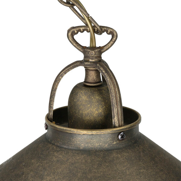 Hängelampe Antik Bronze Handarbeit