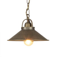 Lampe à suspendre bronze antique artisanale