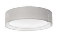 Deckenleuchte Stoff Beige E27 &Oslash;50 cm rund gem&uuml;tlich