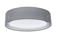 Deckenleuchte Stoff Anthrazit E27 &Oslash;50 cm gem&uuml;tlich
