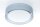 Runde Deckenlampe Stoffschirm Blau E27 Ø60 cm blendarm
