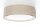 Runde Deckenlampe Stoff Braun E27 Ø60 cm blendarm