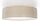 Runde Deckenlampe Stoff Braun E27 Ø60 cm blendarm