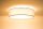 Runde Deckenlampe Stoff Braun E27 Ø60 cm blendarm