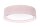 Runde Deckenlampe Stoff Rosa E27 Ø60 cm blendarm