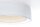 Runde Deckenlampe Stoff Weiß Gold E27 Ø60 cm blendarm