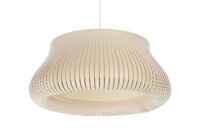 Hängelampe Beige E27 Ø30 cm rund blendarm...