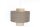 Runde Hängelampe Stoff Beige Braun E27 Ø35 cm blendarm