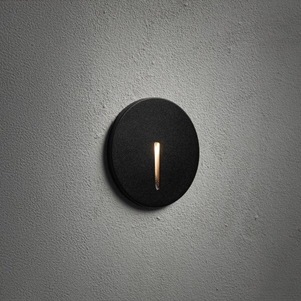 LED Einbauspot Aluminium Schwarz 3000 K B:8,5 cm