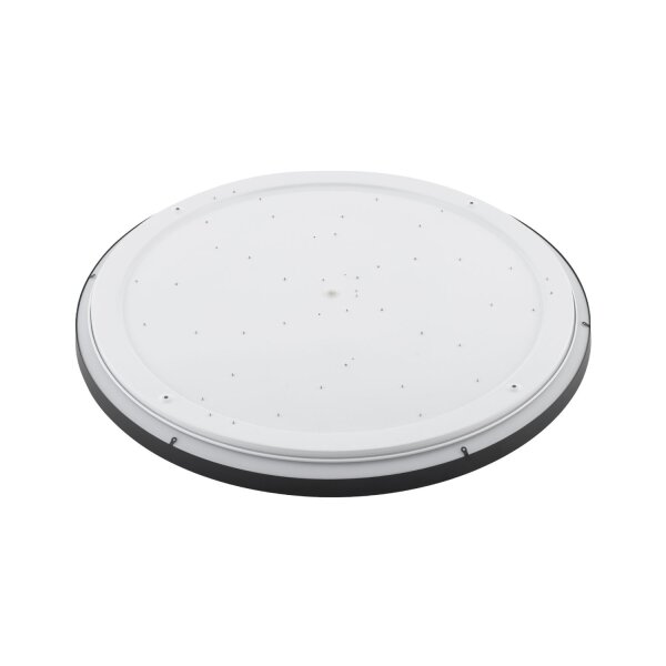 LED Deckenleuchte Stahl Schwarz 4000 K IP44 rund