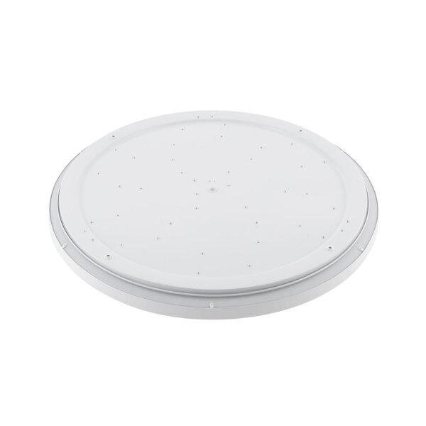 LED Deckenlampe Stahl Weiß 3000 K Modern IP44 rund