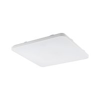 LED Deckenlampe blendarm Weiß IP44 4000 K 63 cm Modern