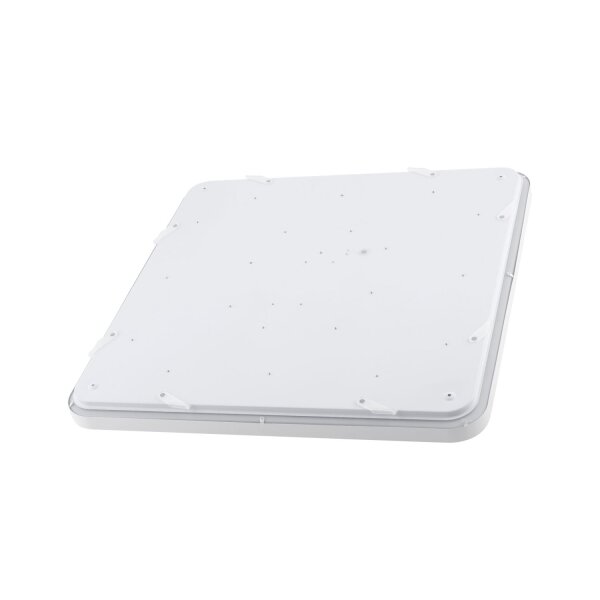 LED Deckenleuchte Weiß 3000 K IP44 B:63 cm blendarm