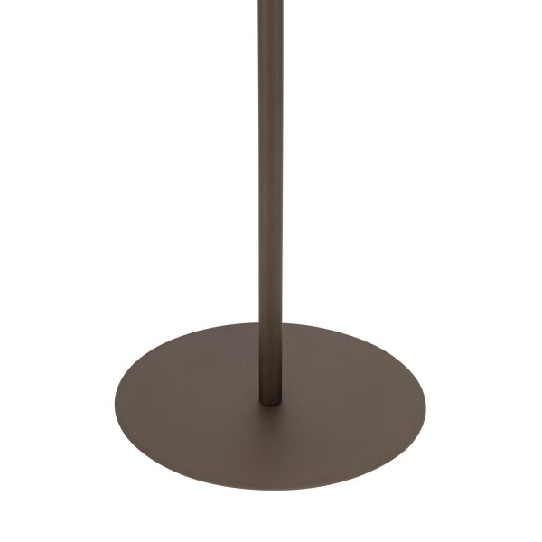 Stehleuchte Stahl Stoff Schwarz E27 B:46 cm Modern