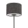 Stehleuchte Stahl Stoff Schwarz E27 B:46 cm Modern