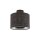 Deckenlampe Stahl Stoff Schwarz E27 B:23 cm rund