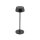 LED Tischlampe Akku Alu Schwarz 10 h IP54 3000 K 32 cm