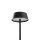 LED Tischlampe Akku Alu Schwarz 10 h IP54 3000 K 32 cm