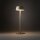LED Akku Tischleuchte Alu Beige 10 h IP54 3000 K 32 cm